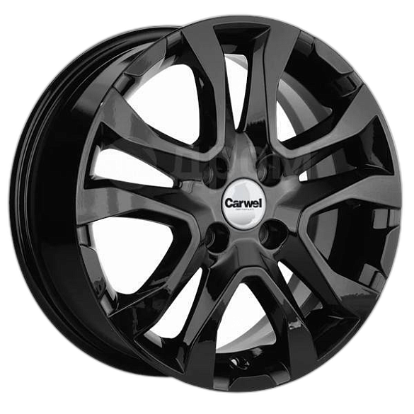 Диск ЛС 15x6 4x98 Тобол 1503 BL (Carwel) 36 /58,5/