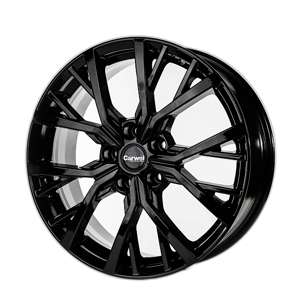 Диск ЛС 18x7 5x114,3 Тур 1806 (Haval Dargo) BL (Carwel) 40 /66,5/