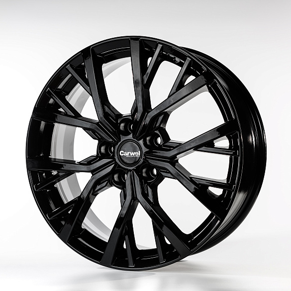 Диск ЛС 18x7 5x114,3 Тур 1806 (Haval F7) BL (Carwel) 40 /64,1/