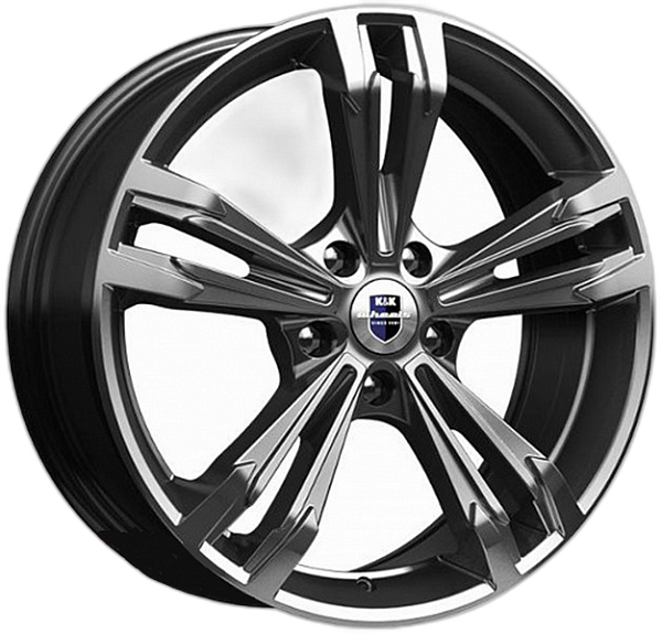 Диск ЛС 16x6 4x100 Samara-оригинал (КС866) дарк платинум (КиК) 50 /60,1/