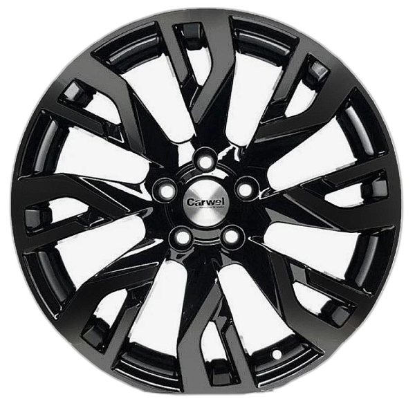 Диск ЛС 18x7 5x108 Чеко 1809 (Omoda C5) BL (Carwel) 33 /60,1/