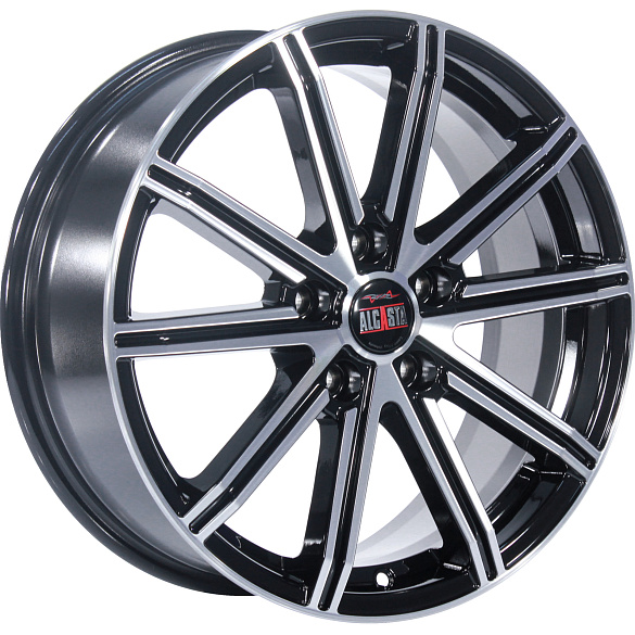 Диск ЛС 16x6,5 5x114,3 M64 BKF (Alcasta) 45 /60,1/